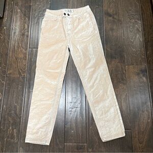 We The Free Champagne Velvet Skinny Jeans size 26 Originally $98